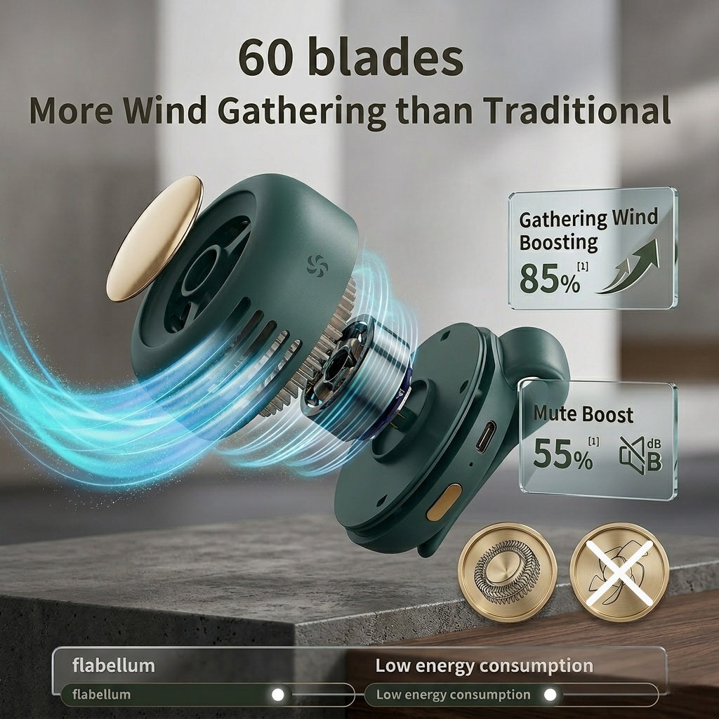 Roxyn - Mini Portable Bladeless Fan