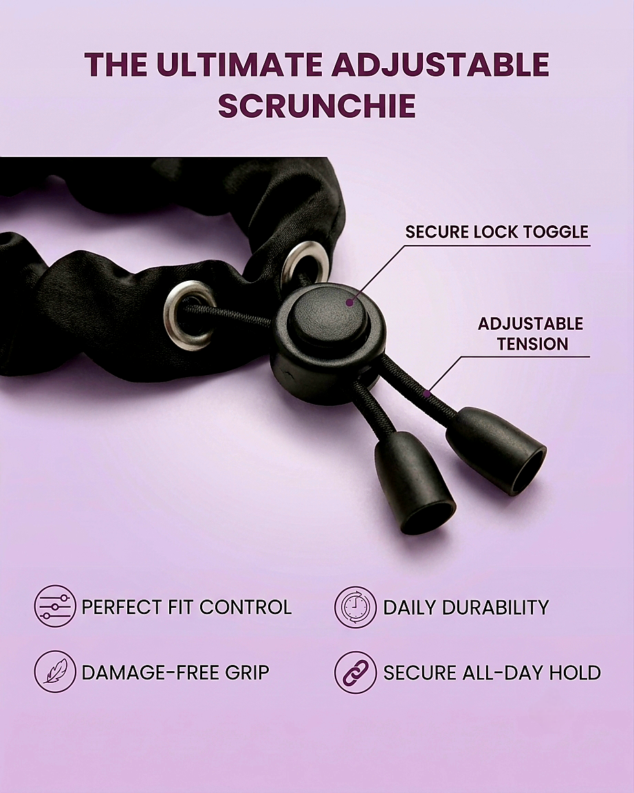 Adjustable Hair Scrunchies - Not Your Average Hair Tie