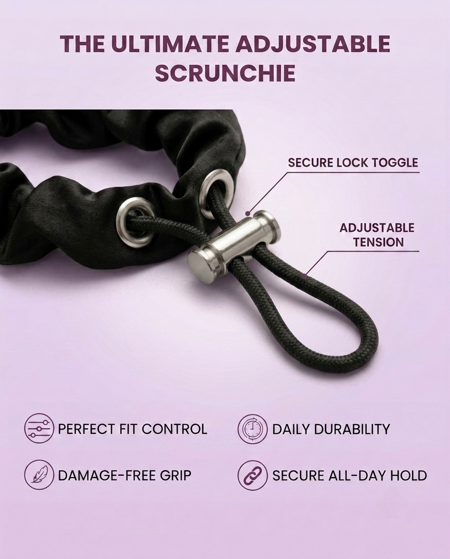 Adjustable Hair Scrunchies - Not Your Average Hair Tie