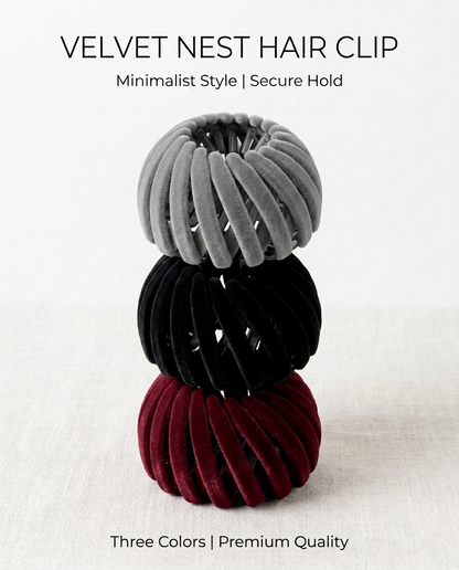 Velvet Nest Hair Clip