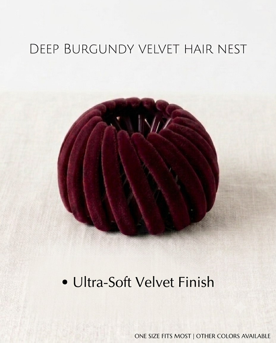 Velvet Nest Hair Clip