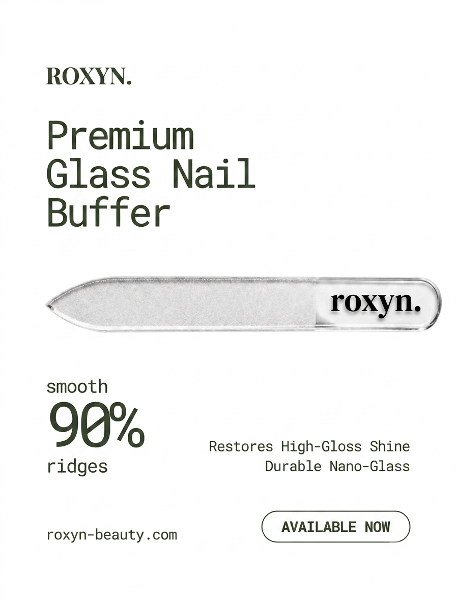 Roxyn - Crystal Glass Nail Polish Buffer