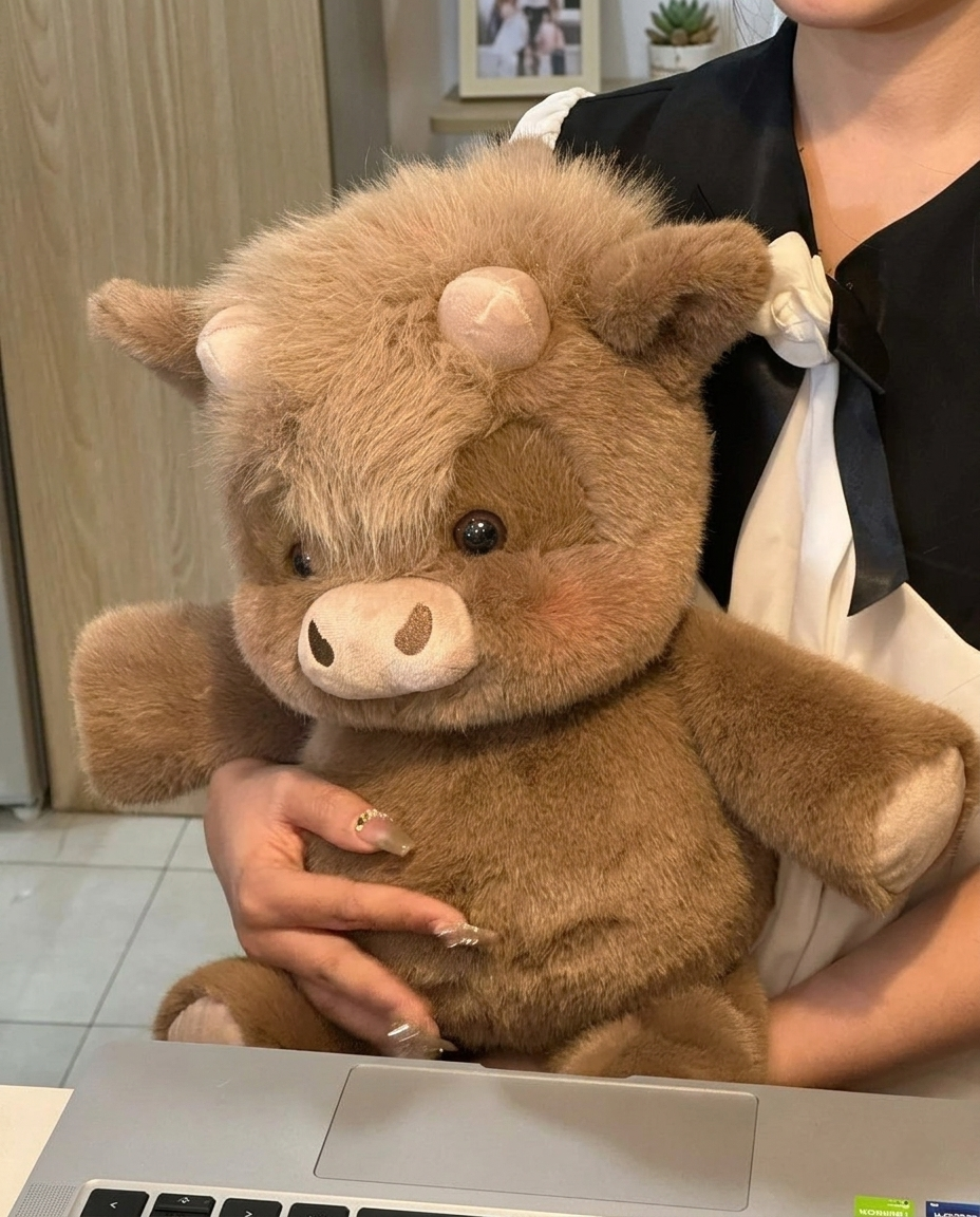 ROXY - Running Cow Plushie