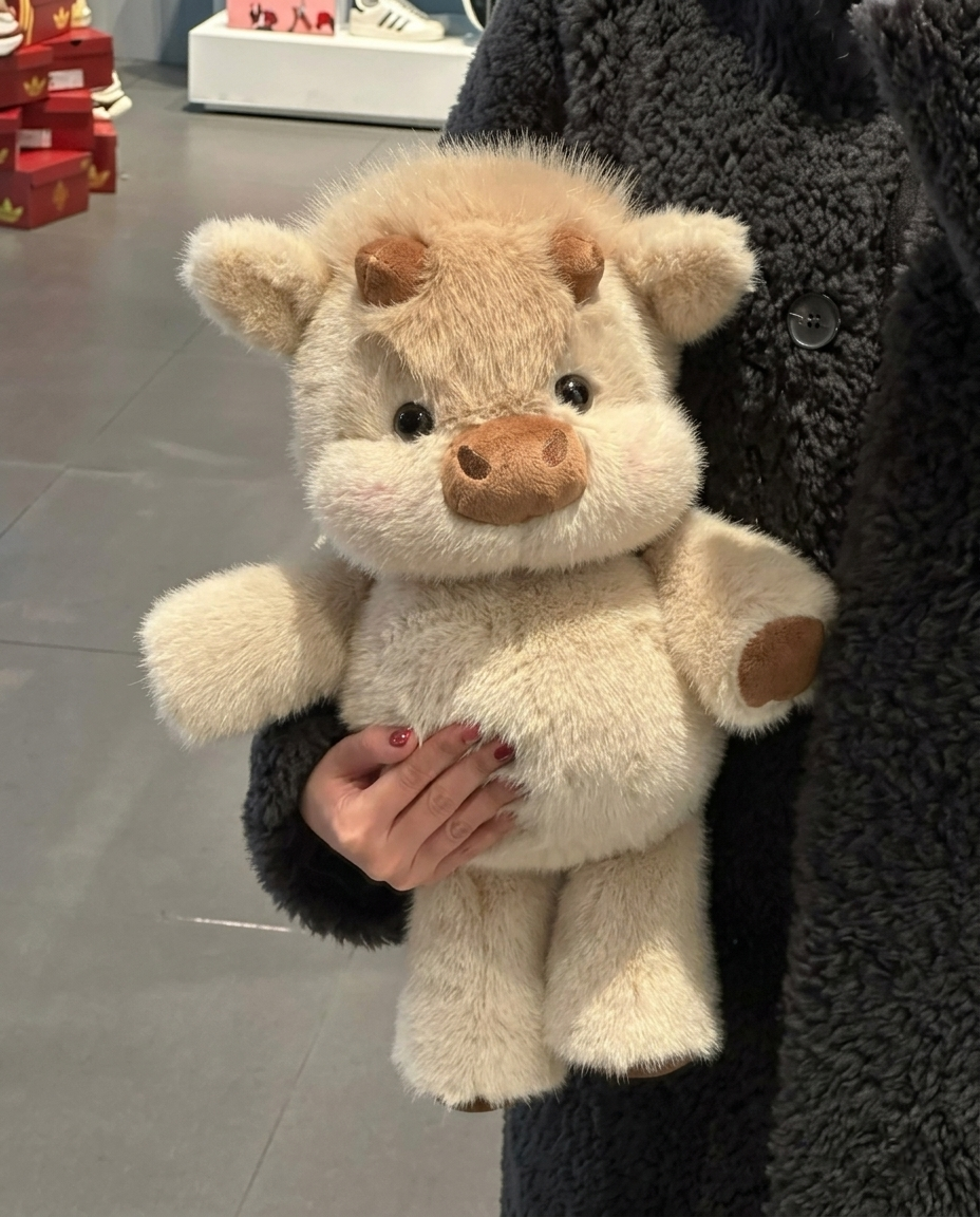 ROXY - Running Cow Plushie