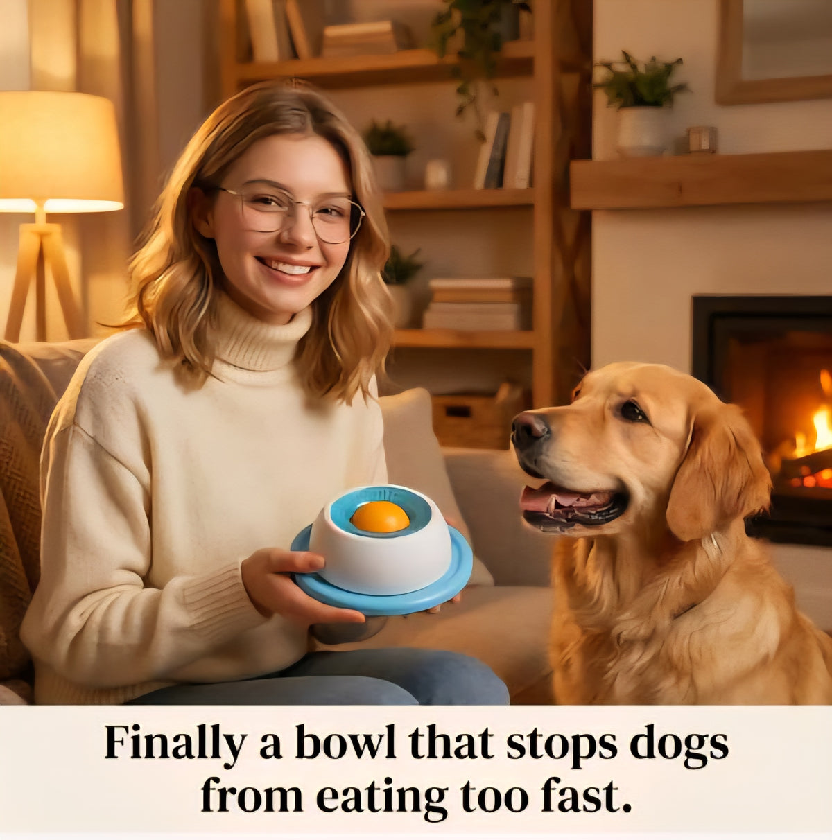 Dog Slow Feeder Bowl