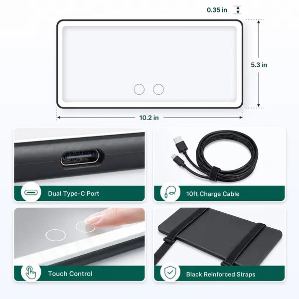 Roxyn - Smart Touch Car Vanity Mirror