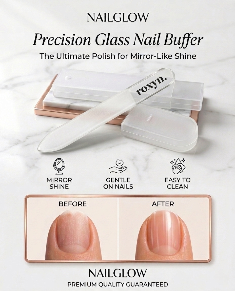 Roxyn - Crystal Glass Nail Polish Buffer