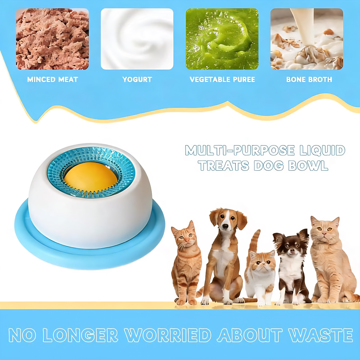 Dog Slow Feeder Bowl