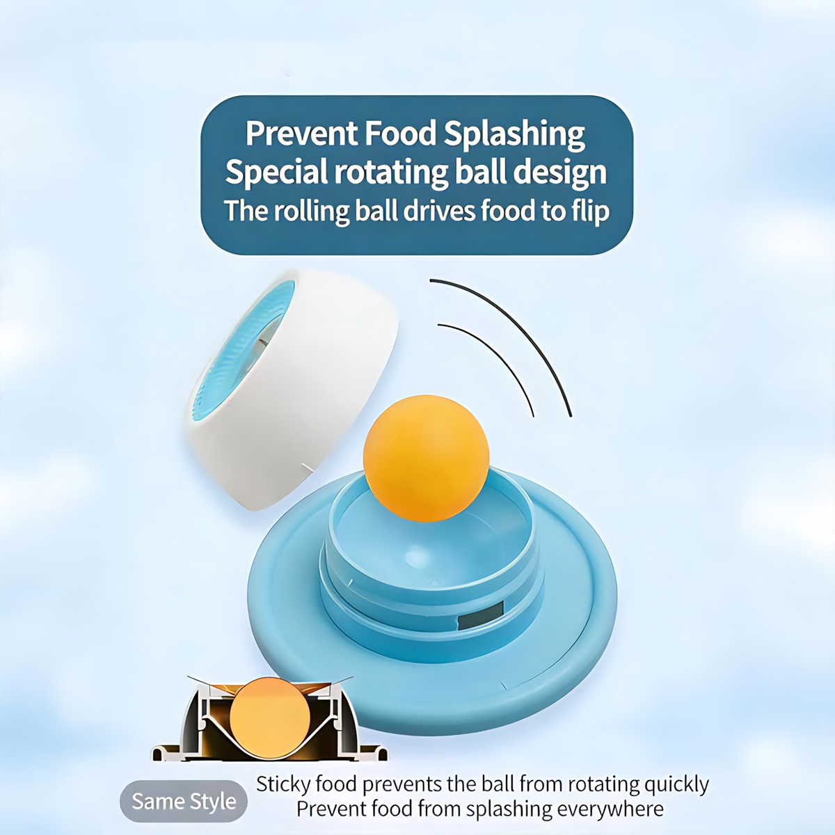 Dog Slow Feeder Bowl